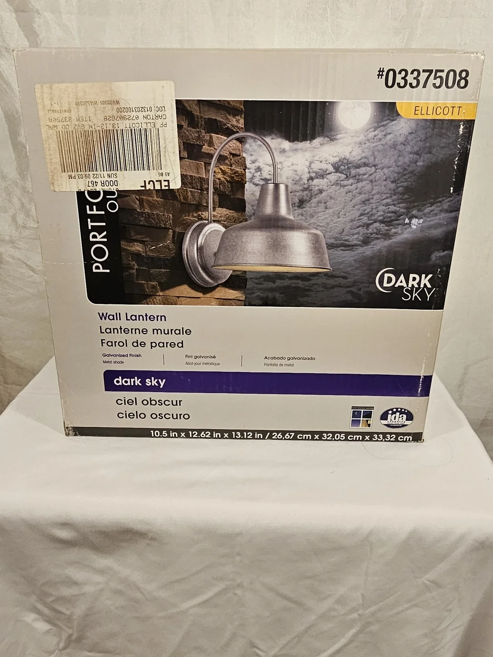 Classic Outdoor Wall Hook Light in Silver #242